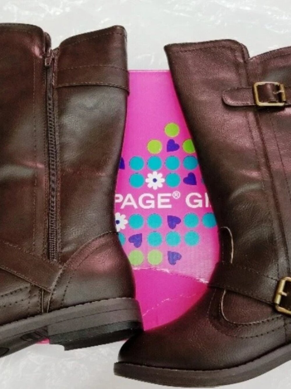Rampage Girl's Jennie Fashion Riding Boots, Size 1M & 3M - New in Box